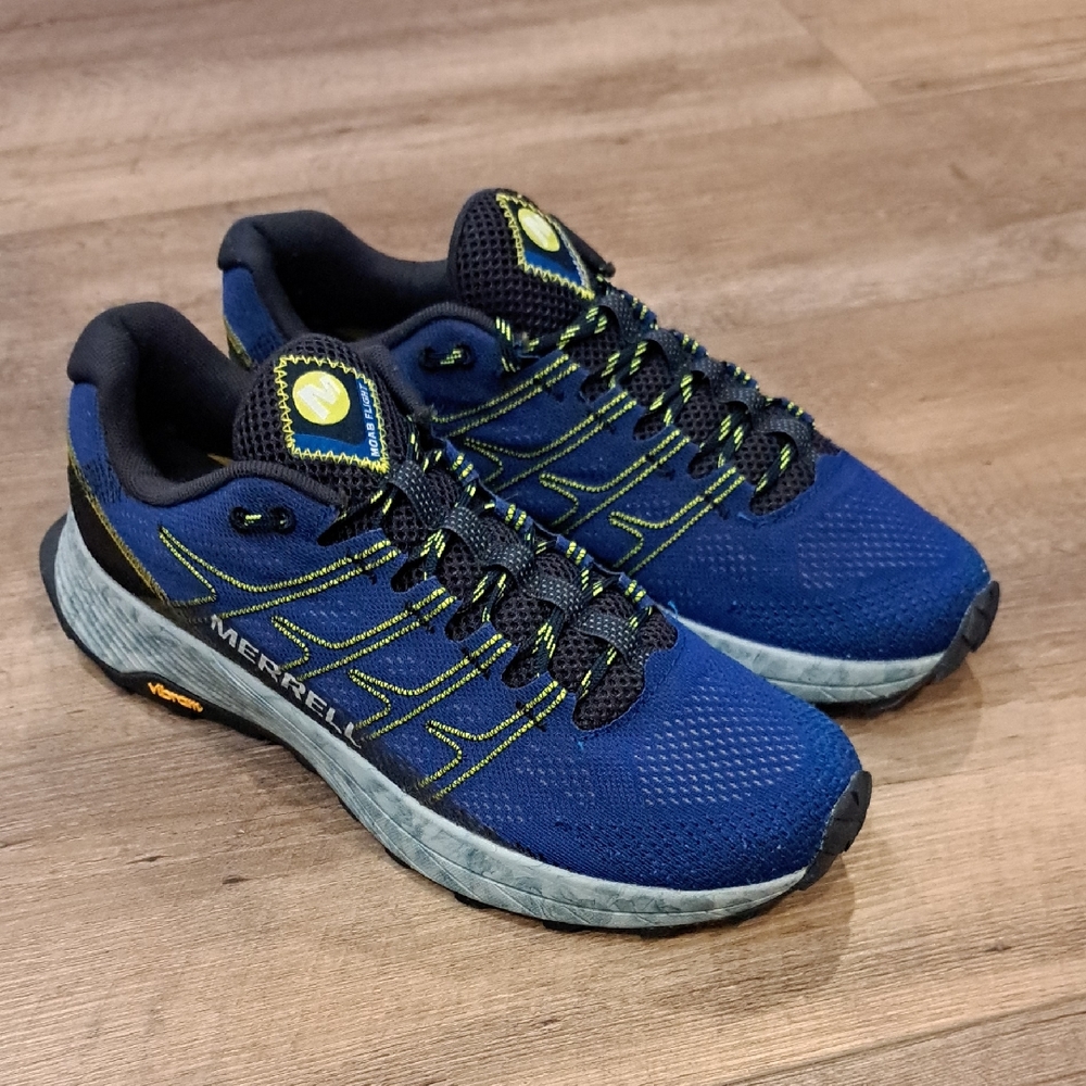 Merrell Blue and Black Athletic Shoes with Cushioned Midsole
